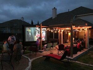 outdoor movie night