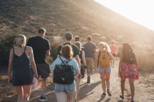 nature walk for company picnic