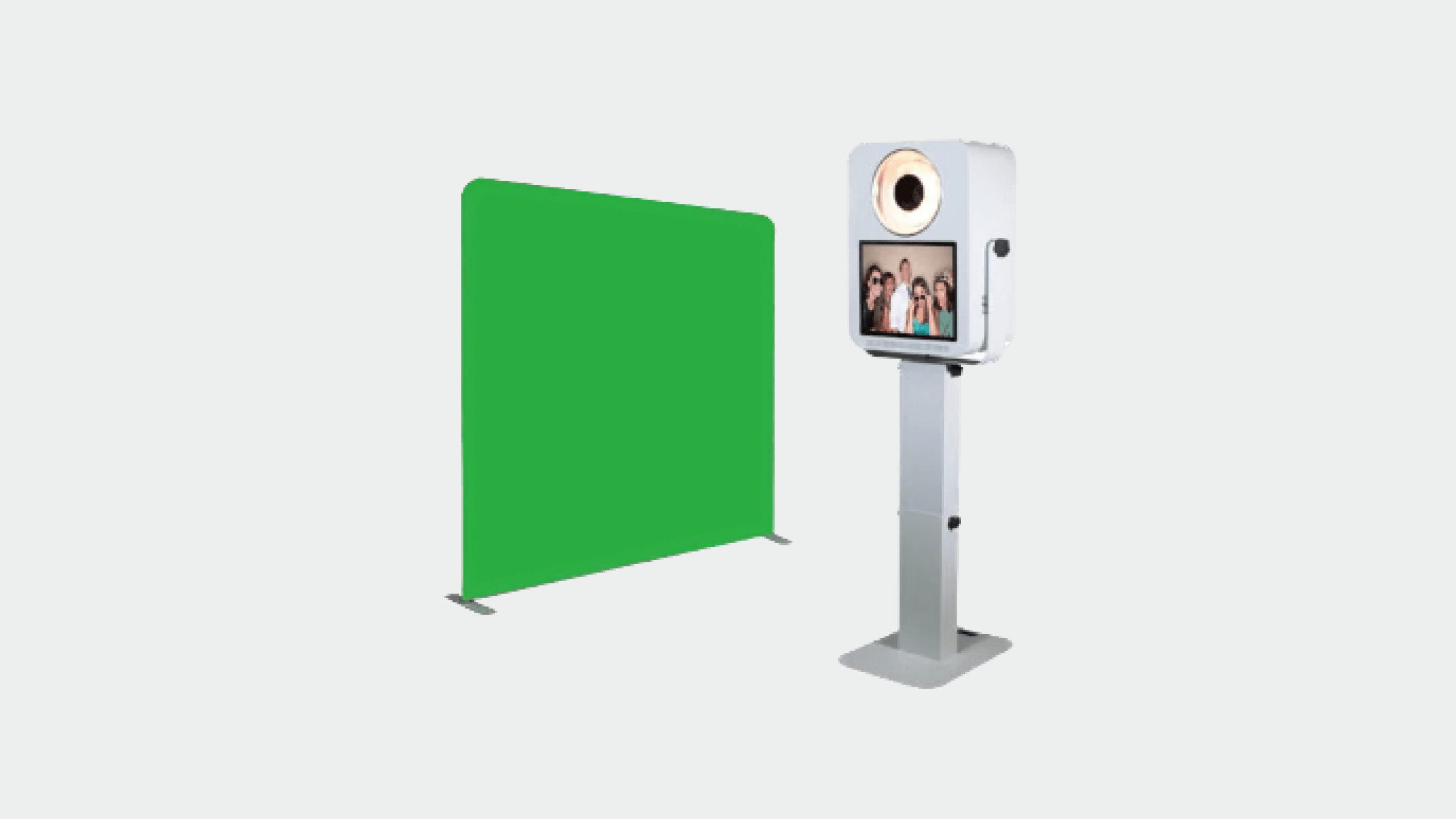 Photo booth green screen rentals