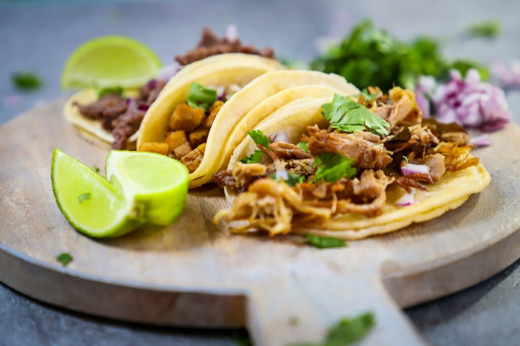 carne asada street tacos