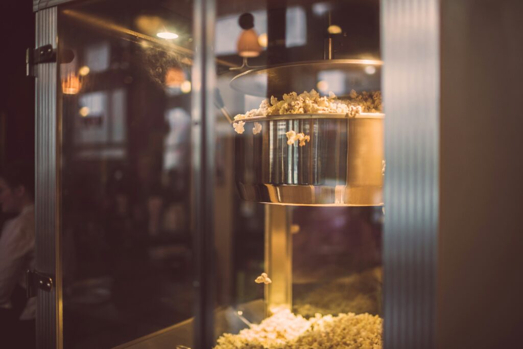 popcorn at a party